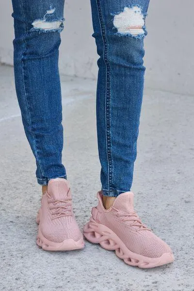 Forever Link Fresh Step Platform Mesh Athletic Shoes
